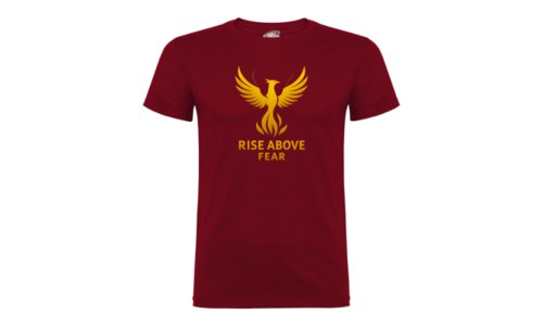 Camiseta Hombre RISE ABOVE FEAR