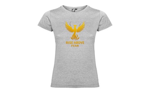 Camiseta Mujer RISE ABOVE FEAR