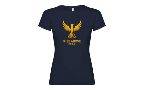 Camiseta Mujer RISE ABOVE FEAR