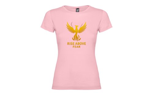 Camiseta Mujer RISE ABOVE FEAR