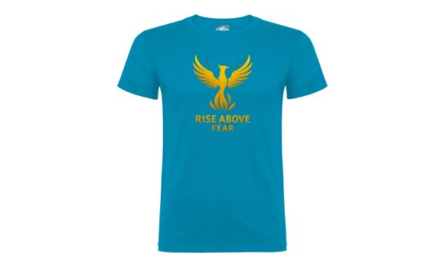 Camiseta Hombre RISE ABOVE FEAR