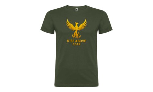 Camiseta Hombre RISE ABOVE FEAR