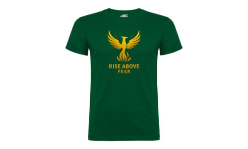 Camiseta Hombre RISE ABOVE FEAR