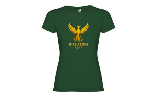 Camiseta Mujer RISE ABOVE FEAR