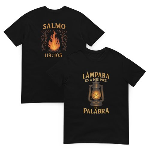 Camiseta Hombre Unisex Calidad Salmo 119:105