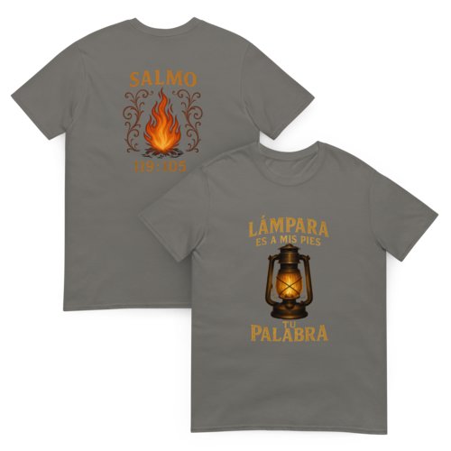 Camiseta Hombre Unisex Calidad Salmo 119:105