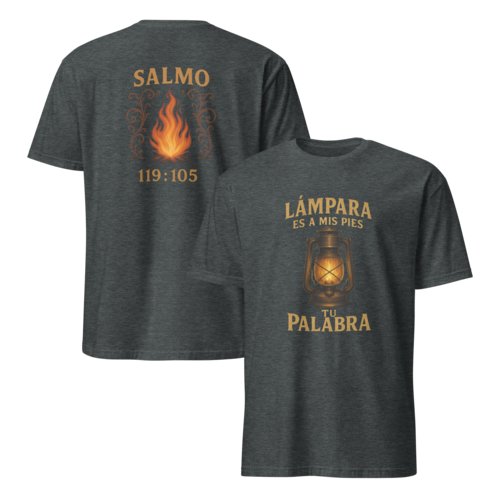 Camiseta Hombre Unisex Calidad Salmo 119:105