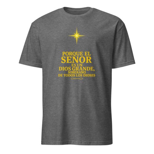 Camiseta Hombre Unisex Calidad Salmo 95:3