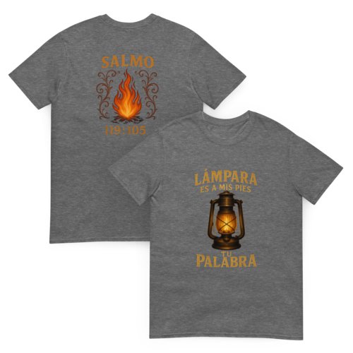 Camiseta Hombre Unisex Calidad Salmo 119:105