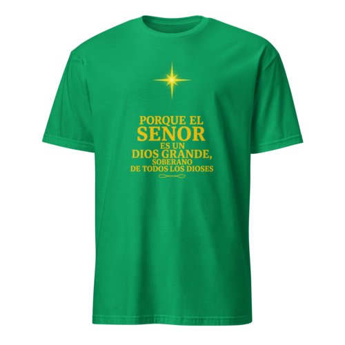 Camiseta Hombre Unisex Calidad Salmo 95:3