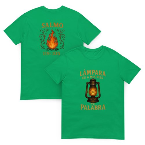 Camiseta Hombre Unisex Calidad Salmo 119:105