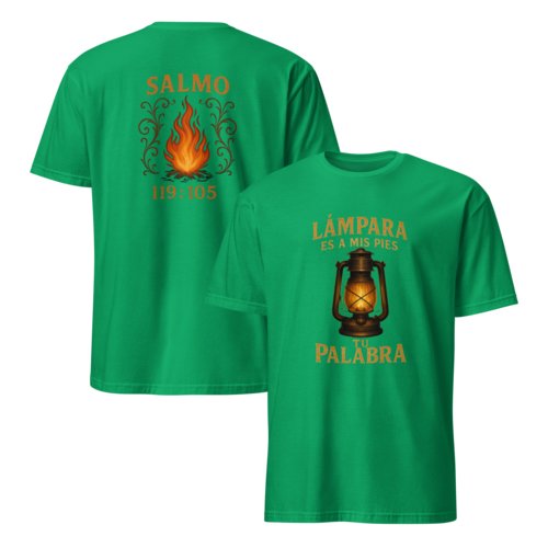 Camiseta Hombre Unisex Calidad Salmo 119:105