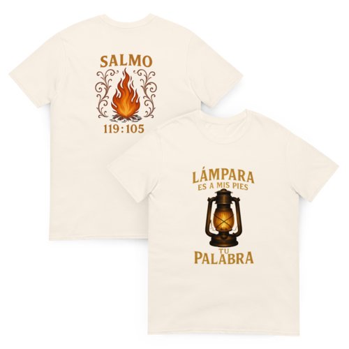 Camiseta Hombre Unisex Calidad Salmo 119:105