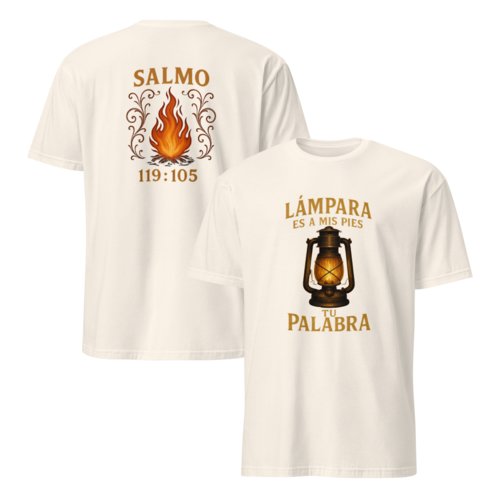 Camiseta Hombre Unisex Calidad Salmo 119:105