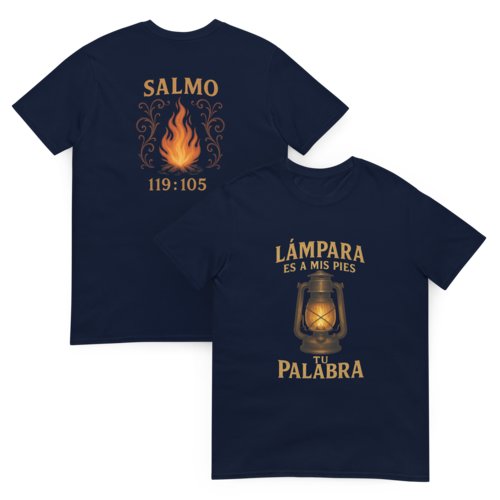 Camiseta Hombre Unisex Calidad Salmo 119:105