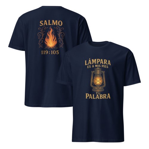 Camiseta Hombre Unisex Calidad Salmo 119:105