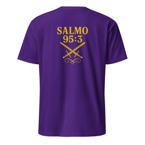 Camiseta Hombre Unisex Calidad Salmo 95:3
