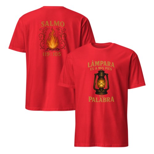 Camiseta Hombre Unisex Calidad Salmo 119:105