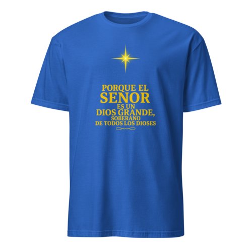 Camiseta Hombre Unisex Calidad Salmo 95:3
