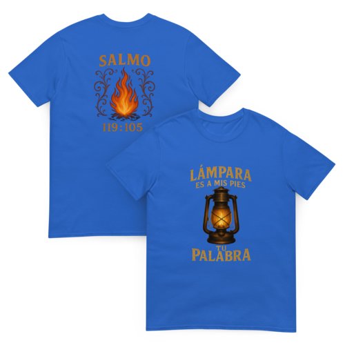 Camiseta Hombre Unisex Calidad Salmo 119:105