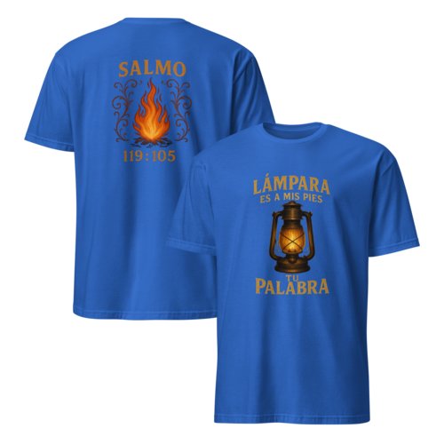 Camiseta Hombre Unisex Calidad Salmo 119:105