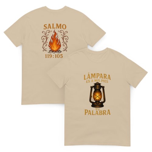 Camiseta Hombre Unisex Calidad Salmo 119:105
