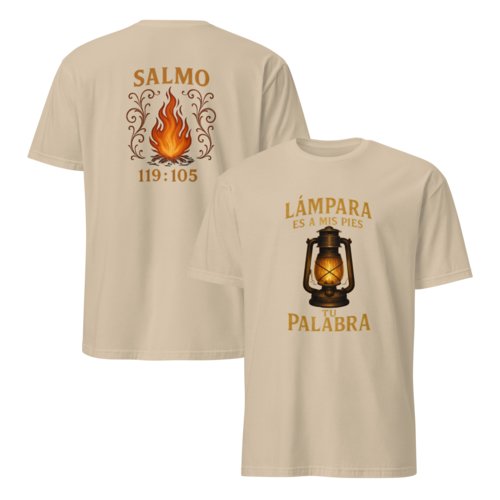 Camiseta Hombre Unisex Calidad Salmo 119:105