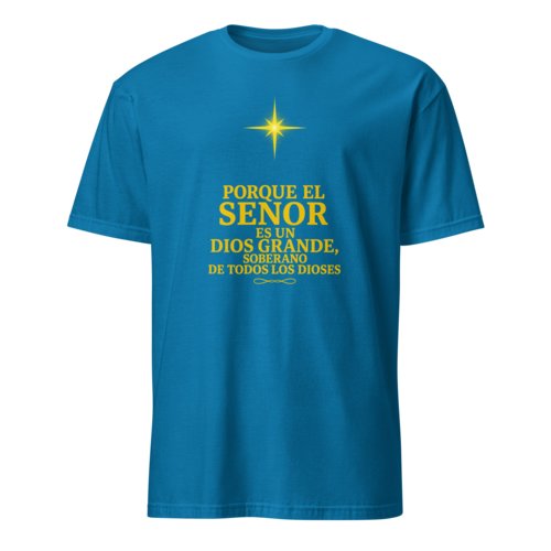 Camiseta Hombre Unisex Calidad Salmo 95:3