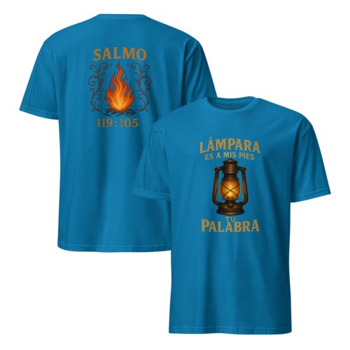 Camiseta Hombre Unisex Calidad Salmo 119:105