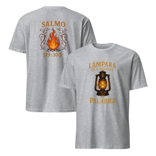 Camiseta Hombre Unisex Calidad Salmo 119:105