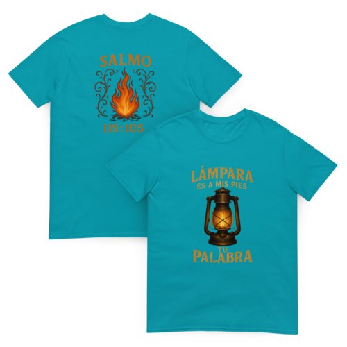 Camiseta Hombre Unisex Calidad Salmo 119:105