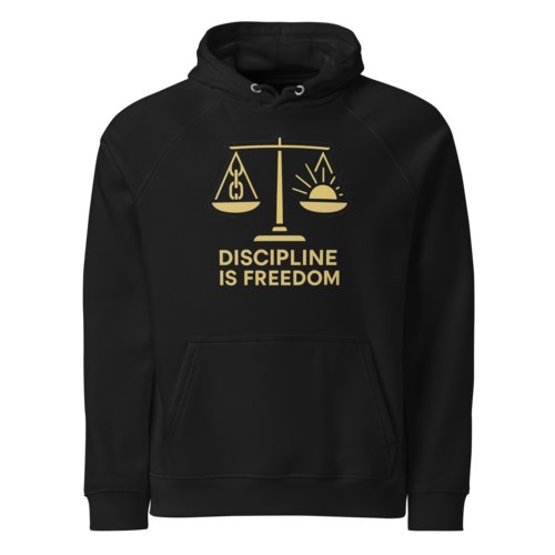 Sudadera Unisex DISCIPLINE IS FREEDOM