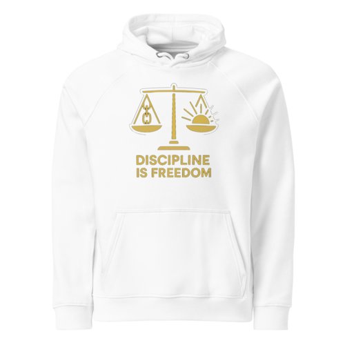 Sudadera Unisex DISCIPLINE IS FREEDOM Sudadera Unisex DISCIPLINE IS FREEDOM