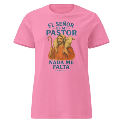 Camiseta básica Mujer Salmo 23:1