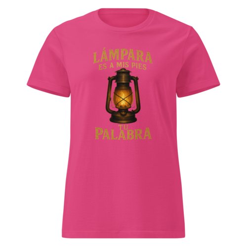 Camiseta básica Mujer Salmo 119:105