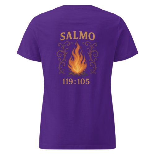 Camiseta básica Mujer Salmo 119:105