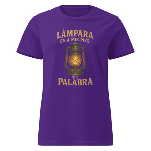 Camiseta básica Mujer Salmo 119:105
