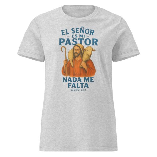 Camiseta básica Mujer Salmo 23:1
