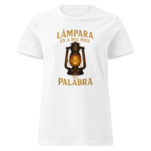 Camiseta básica Mujer Salmo 119:105
