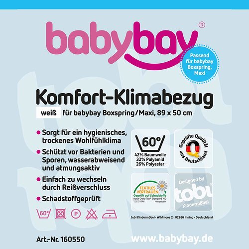 Protector de colchón Babybay Maxi / Boxspring