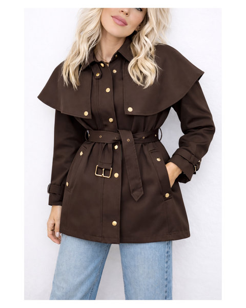 Gabardina Choco mini capa Menttaacida 