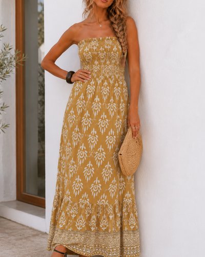 Vestido IRENE color mostaza