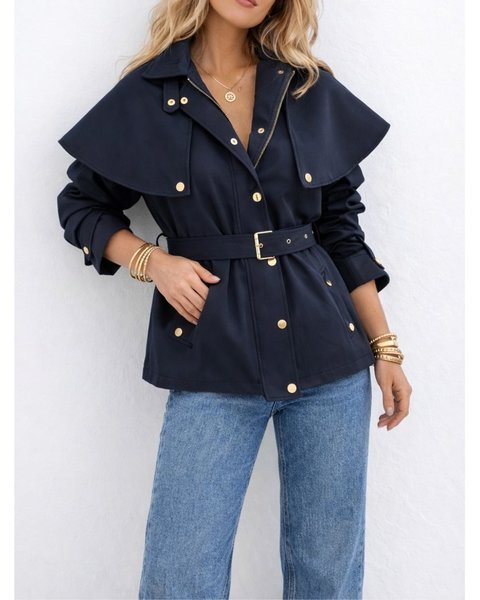 Gabardina Marino mini capa Menttaacida 