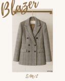 Blazer Cuadros Cloe