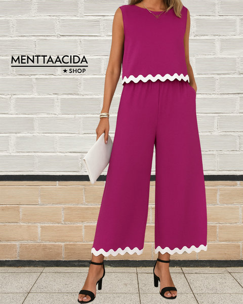 Conjunto ondas Fucsia Conjunto waves colores