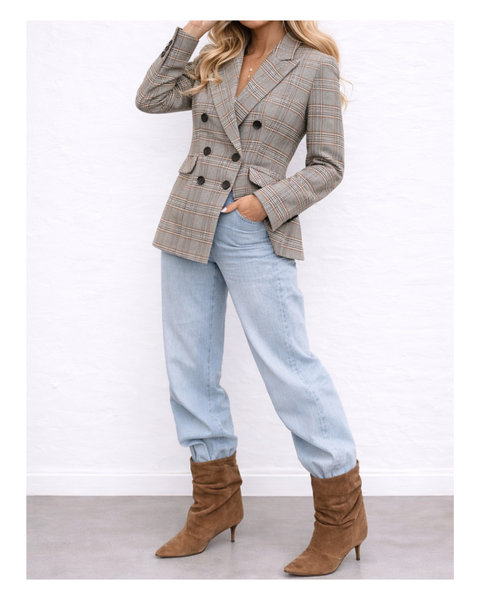 Blazer Cuadros Cloe Blazer Cuadros Cloe Mentta Ácida ropa&complementos