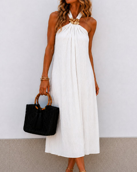 Vestido Diana Blanco Vestido Diana Blanco Menttaacidashop