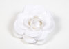 Flor flamenca de clip blanca para el pelo MiBebesito