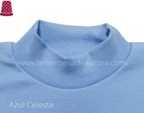 Camiseta cuello semicisne M2007 de Calamaro - azul celeste\r\n