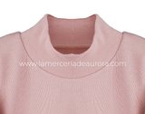Camiseta cuello semicisne M2007 de Calamaro - rosa nude